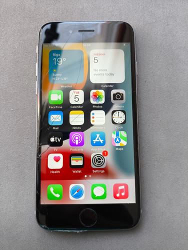 Vetro rotto smartphone apple - rotto!,